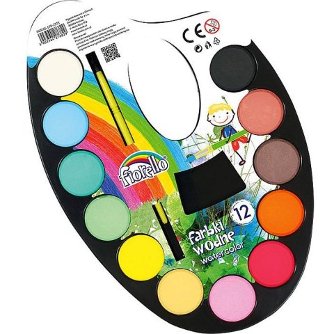 Farby akwarelowe 12 kolor. Fiorello (170-2373)