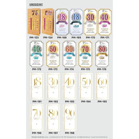 Kartka składana (mix) PM [mm:] (mix)x(mix) Kukartka