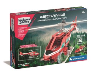 Klocki konstrukcyjne Laboratorium Mechaniki śmigłowiec Clementoni (GXP-839730)