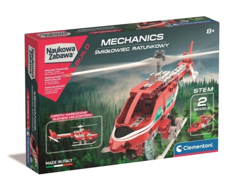 Klocki konstrukcyjne Laboratorium Mechaniki śmigłowiec Clementoni (GXP-839730)