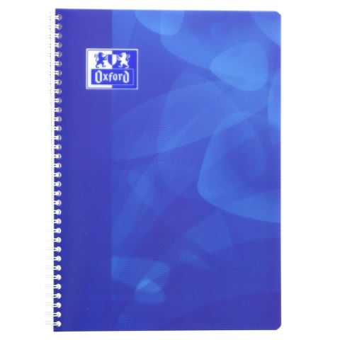 Kołozeszyt (kołonotatnik) A4 Lagoon 80k. 90g krata/tagi Oxford (400080673)