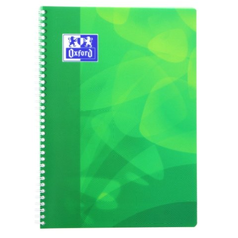 Kołozeszyt (kołonotatnik) A4 Lagoon 80k. 90g krata/tagi Oxford (400080673)