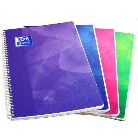 Kołozeszyt (kołonotatnik) A4 Lagoon 80k. 90g krata/tagi Oxford (400080673)