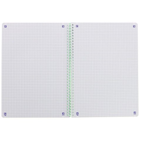 Kołozeszyt (kołonotatnik) A4 Lagoon 80k. 90g krata/tagi Oxford (400080673)