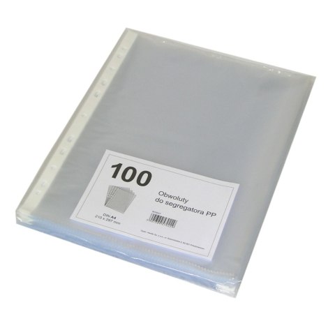 Koszulki na dokumenty Teca 9570227 groszkowe A4 kolor: przezroczysty typu U 45 mic. Herlitz (300022641)