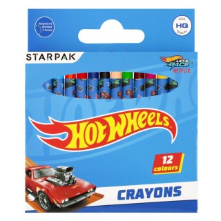 Kredki świecowe Hot Wheels 12 kol. Starpak (337290)