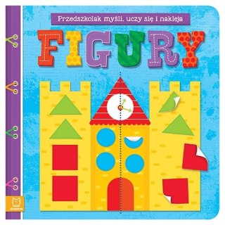 Książeczka edukacyjna Figury. Myślę, bawię się i naklejam Aksjomat (2367)