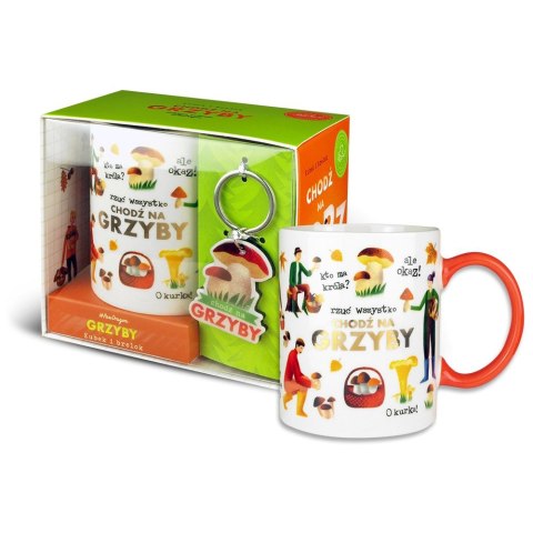 Kubek wielokrotnego użytku Set K+B PORYS-Grzyby Pan Dragon (5901854983899)