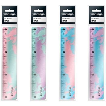 Linijka plastik Haze 15cm Berlingo (4260709085227)