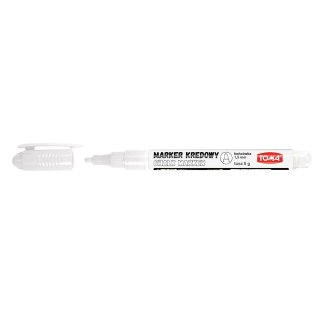 Marker specjalistyczny kredowy wkład biały 1,5mm okrągła końcówka Toma (TO-293 0 2)