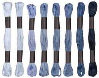 Mulina Craft-Fun Series tonacja szara 8 kol. Titanum (21DT0514-5)