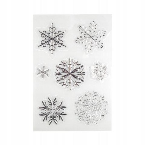Naklejki świąteczne płatki śniegu Arpex (NR1369)