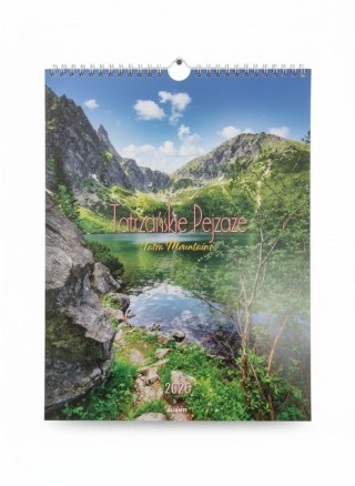 Kalendarz ścienny MAŁY SPIRALA TATRZAŃSKIE PEJZAŻE 230mm x 305mm Avanti (KSMS-8)