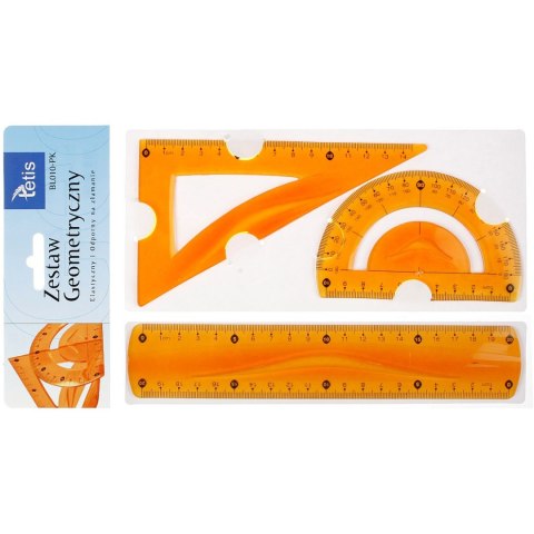 Komplet geometryczny 3 el. Tetis (BL010-PK)