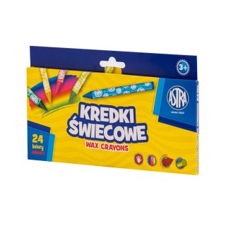 Kredki świecowe 24 kol. Astra (316023008)