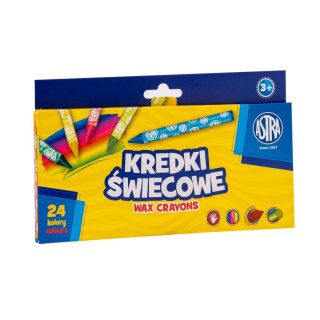 Kredki świecowe 24 kol. Astra (316023008)