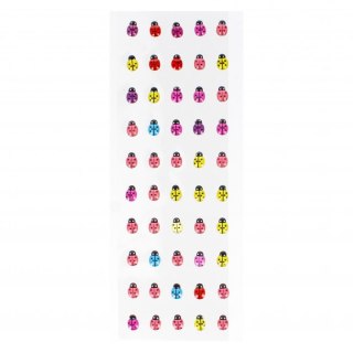 Kryształki Samoprzylepne biedronki mix Craft Fun (501447)