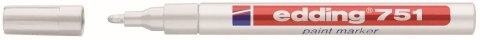 Marker specjalistyczny wkład biały 1,0-2,0mm okrągła końcówka Edding