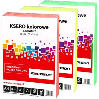 Papier kolorowy A4 kolorowy ciemny zielony, A4 zielony ciemny 80g [mm:] 210x297 Emerson (xem408052)