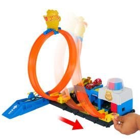 Tor wyścigowy City Posterunek policji Hot Wheels (JBM71)