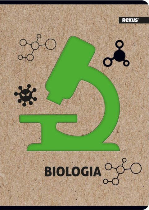 Zeszyt A5 Kraft Liner biologia 60k. 70g krata [mm:] 147x209 Beniamin