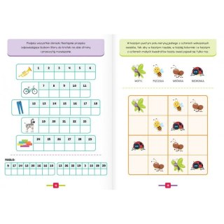 Książeczka edukacyjna Łamigłówki na cztery pory roku. Aktywizujące zadania do głowy łamania 6+ Aksjomat