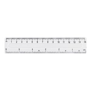 Linijka plastik 15cm Fiorello (130-1593)
