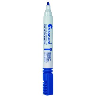 Marker suchościeralny wkład niebieski 3,0mm okrągła końcówka Titanum (BY1026-02)