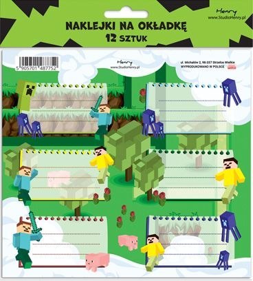 Naklejka na zeszyt Gra 2 Henry (5905701487752)