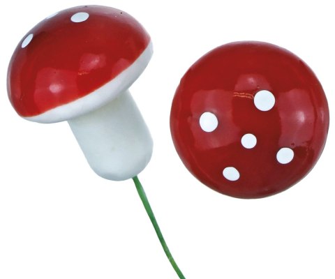 Ozdoba styropianowa Craft-Fun Series muchomor na druciku Titanum (20CR0312-63)