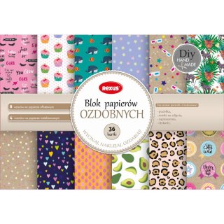 Papier ozdobny A5 do scrapbookingu mix [mm:] 210x145 Rexus (609830)