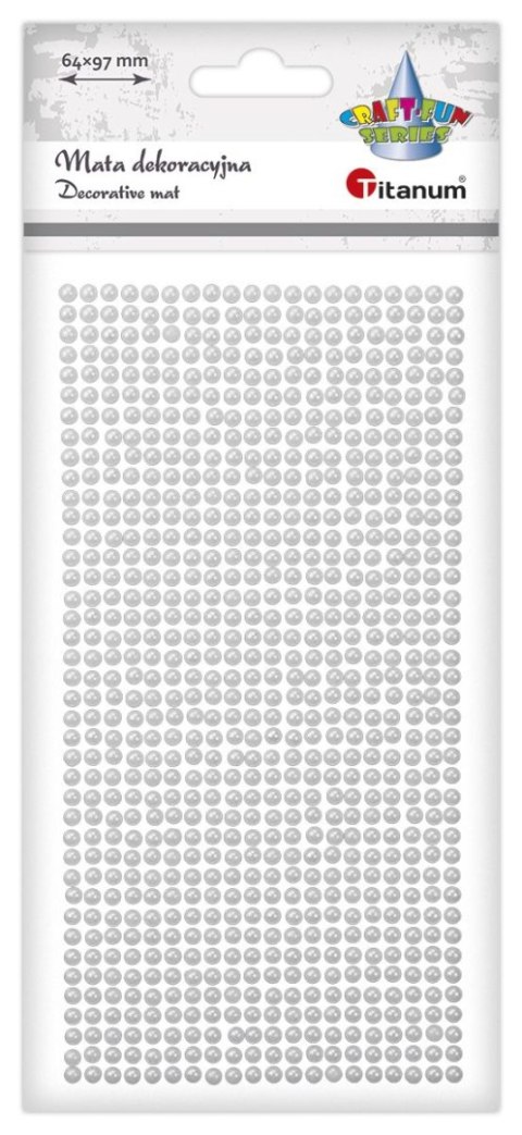 Perełki Craft-Fun Series mata biały perłowy Titanum (24MH03134)