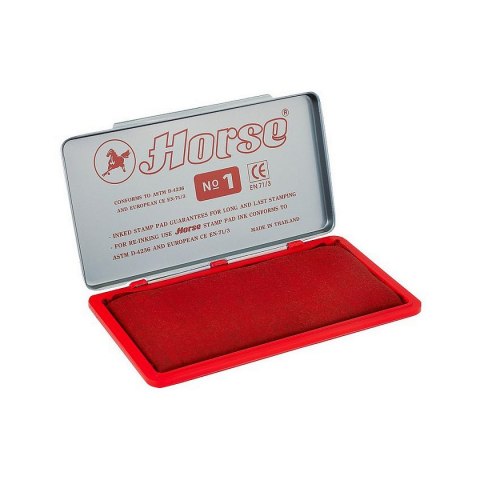 Poduszka do stempli Nr 1 czerwona [mm:] 150x74 Horse (140-1016)
