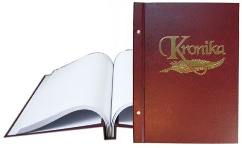 Kronika ZŁOCONA bordowy 100k. [mm:] 310x420 Warta (319-077)
