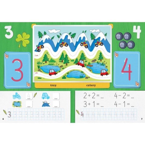 Książka dla dzieci Piszę cyferki i liczę Aksjomat