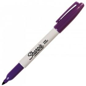 Marker permanentny wkład fiolet 1,0mm okrągła końcówka Sharpie (2025034)