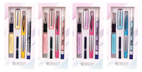 Zestaw piśmienniczy GO PEN P+D+W+ 2 naboje Cresco (2020399)