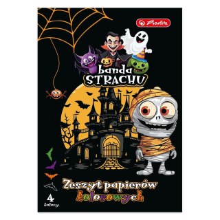 Zeszyt papierów kolorowych Halloween 9510072 A5 Herlitz (300024714)