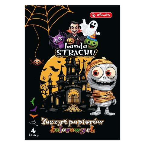 Zeszyt papierów kolorowych Halloween 9510072 A5 Herlitz (300024714)