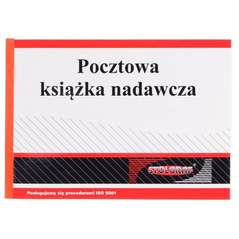Druk samokopiujący A5 Pocztowa książka nadawcza 100k. Stolgraf (P34)