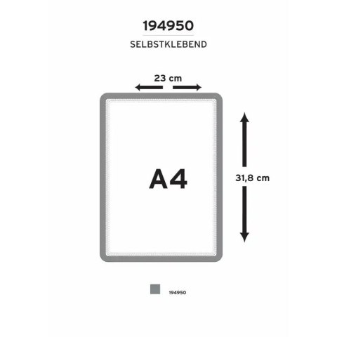 Kieszeń samoprzylepna A4 DJOIS magnetyczna Tarifold (194950 TR)