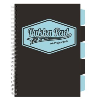 Kołozeszyt (kołonotatnik) A4 A4/100K 503260803098 100k. 80g krata Pukka (30998(BK0)