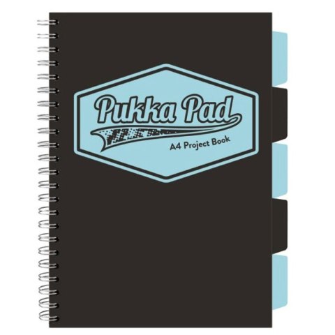 Kołozeszyt (kołonotatnik) A4 A4/100K 503260803098 100k. 80g krata Pukka (30998(BK0)