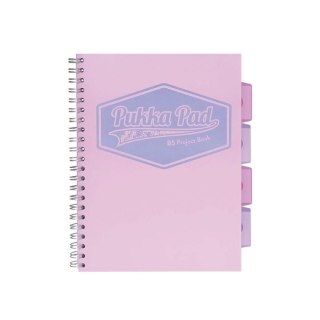Kołozeszyt (kołonotatnik) B5 PROJECT BOOK Pastel krata Pukka (3032S(GN)-PST)