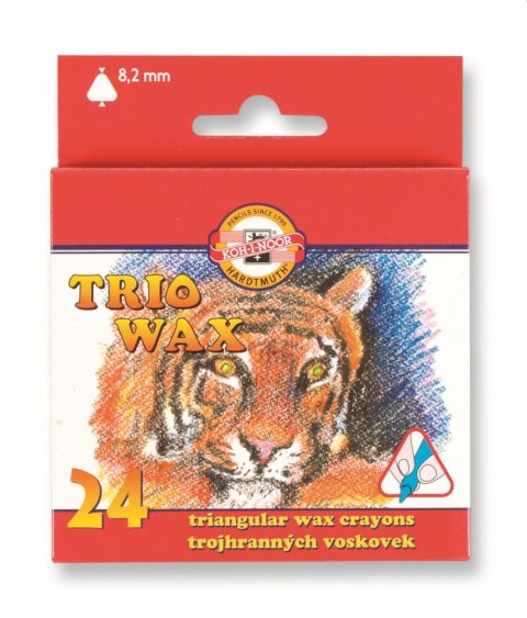 Kredki świecowe 24 kol. Koh-I-Noor (8274/1)