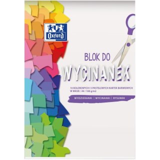 Papier kolorowy A4 kolor mix 15k. Oxford (400166084)