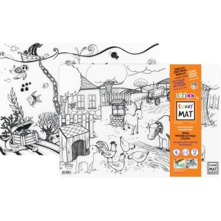 Podkład na biurko FUNNY MAT TRANSPARENT PODWONY ŚWIAT -FARMA zest.2szt sfu4145 polipropylen PP [mm:] 335x480 Strigo (86813793414