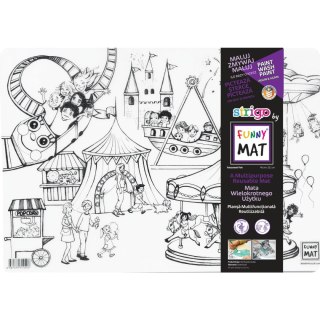 Podkład na biurko FUNNY MAT WHITE PARK ROZRYWKI SFU1040 polipropylen PP [mm:] 335x480 Strigo (8681379310406)
