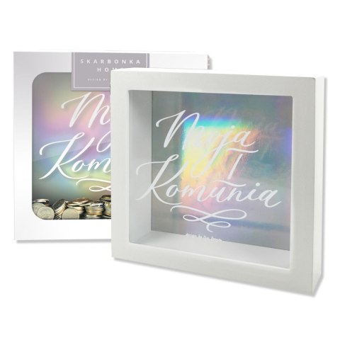 Skarbonka KOMUNIA drewniana Pan Dragon (5901854986395)