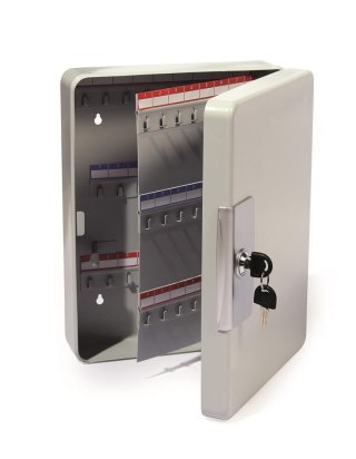 Szafka na klucze szary metal [mm:] 300x230x 78 Argo (606069)